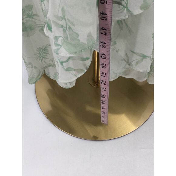 AW BRIDAL 6 S verdant wilds green floral Celia spring party maxi dress 0b5 - Picture 5 of 9